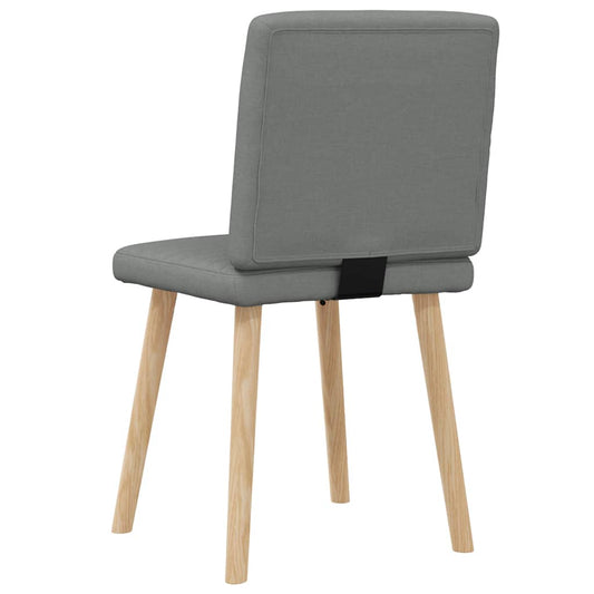 Modern Dark Grey Dining Chairs Set of 2 with Cushioned Seats – Shop Without Limits