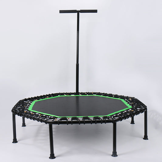 48-Inch Kids Indoor Folding Trampoline with Handrail – Shop Without Limits