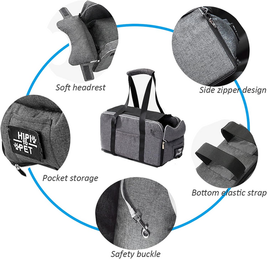 Dog Car Seat Pet Carrier for Small Pets – Shop Without Limits