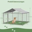 Outdoor-Hundezwinger 230x230x117 cm
