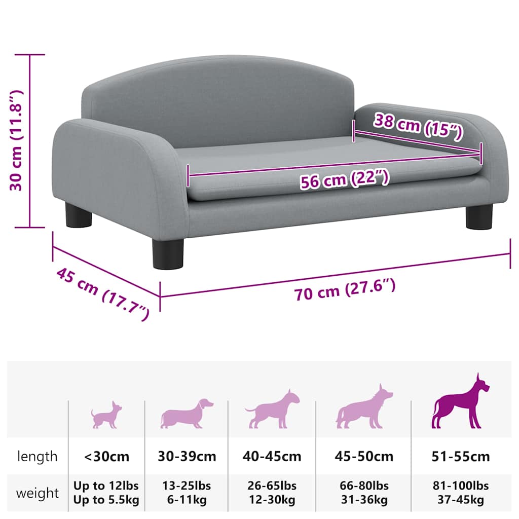 Hundebett 70 cm
