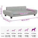 Hundebett 100 cm Velvet