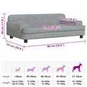 Hundebett Samt 90 cm