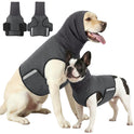 Hunde-Angstweste mit Kapuze Dunkelgrau
