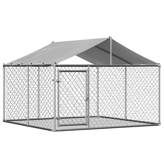 Outdoor Dog Kennel, 230x230x117cm