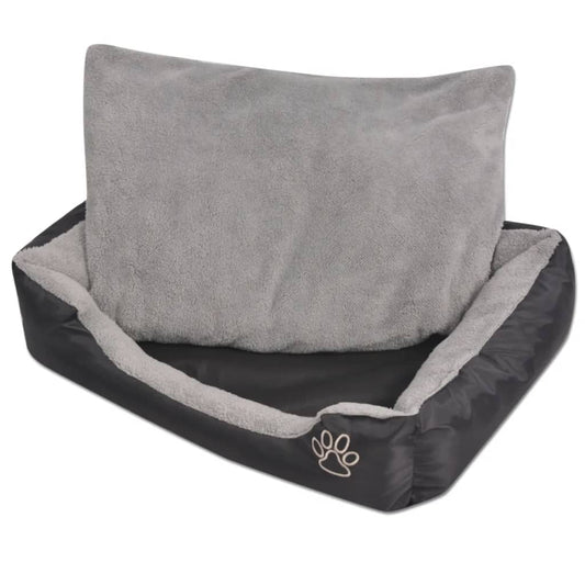 Dog Bed with Padded Cushion, Size M