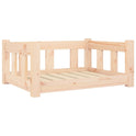 Hundebett Massivholz 65,5x50 cm
