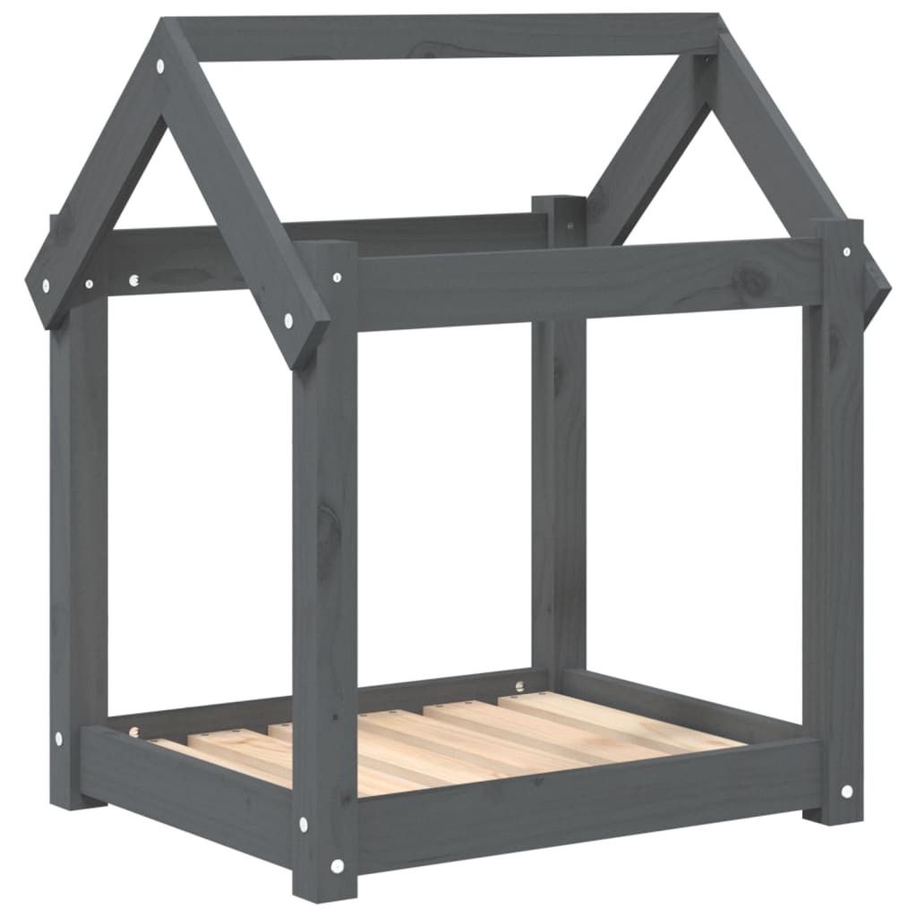 Hundebett Massivholz 61/71 cm