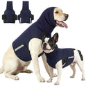 Hunde-Angstweste mit Kapuze Dunkelblau