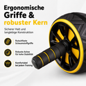 Leises Bauchtrainer-Rad mit Kniepad für Core- & Bauchmuskeltraining