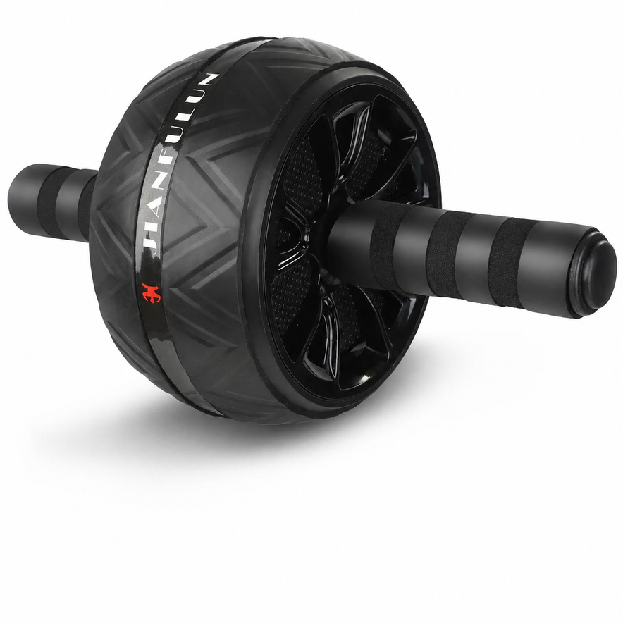 Quiet Abdominal Trainer Wheel with Knee Pad for Core & Abdominal Muscle Training