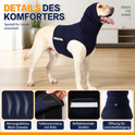 Hunde-Angstweste mit Kapuze – Beruhigungsshirt gegen Gewitter, Feuerwerk & Trennungsangst
