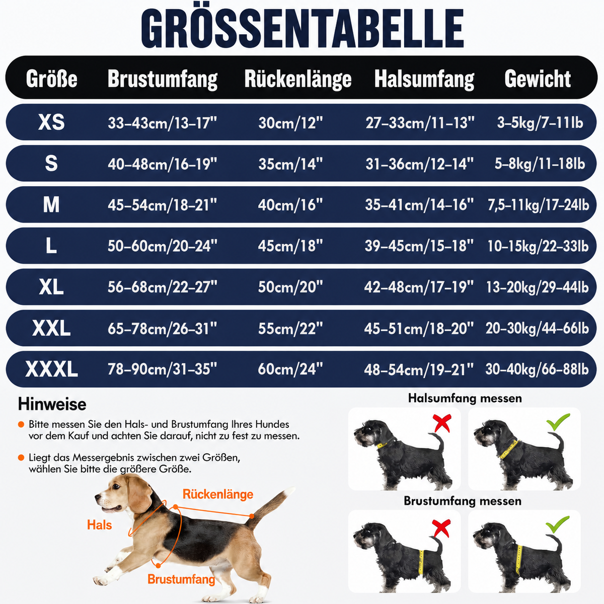 Hunde-Angstweste mit Kapuze – Beruhigungsshirt gegen Gewitter, Feuerwerk & Trennungsangst