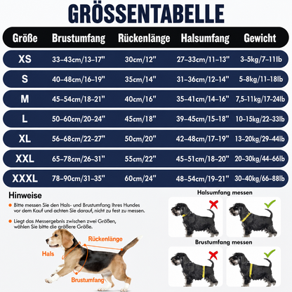 Hunde-Angstweste mit Kapuze – Beruhigungsshirt gegen Gewitter, Feuerwerk & Trennungsangst