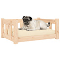 Hundebett Massivholz 65,5x50 cm