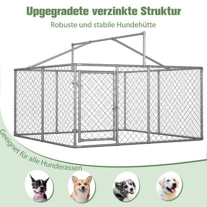 Outdoor-Hundezwinger 230x230x117 cm