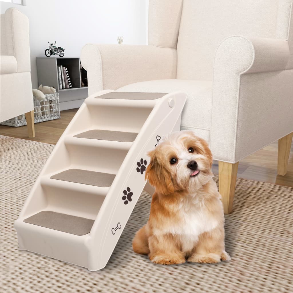 Hundetreppe Creme